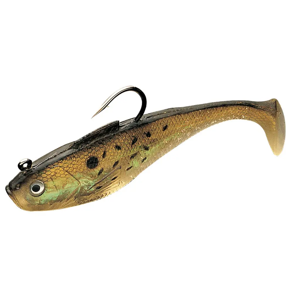 Heavy Holographic Swim Shad Soft Bait - 4" (3 Pack) 1