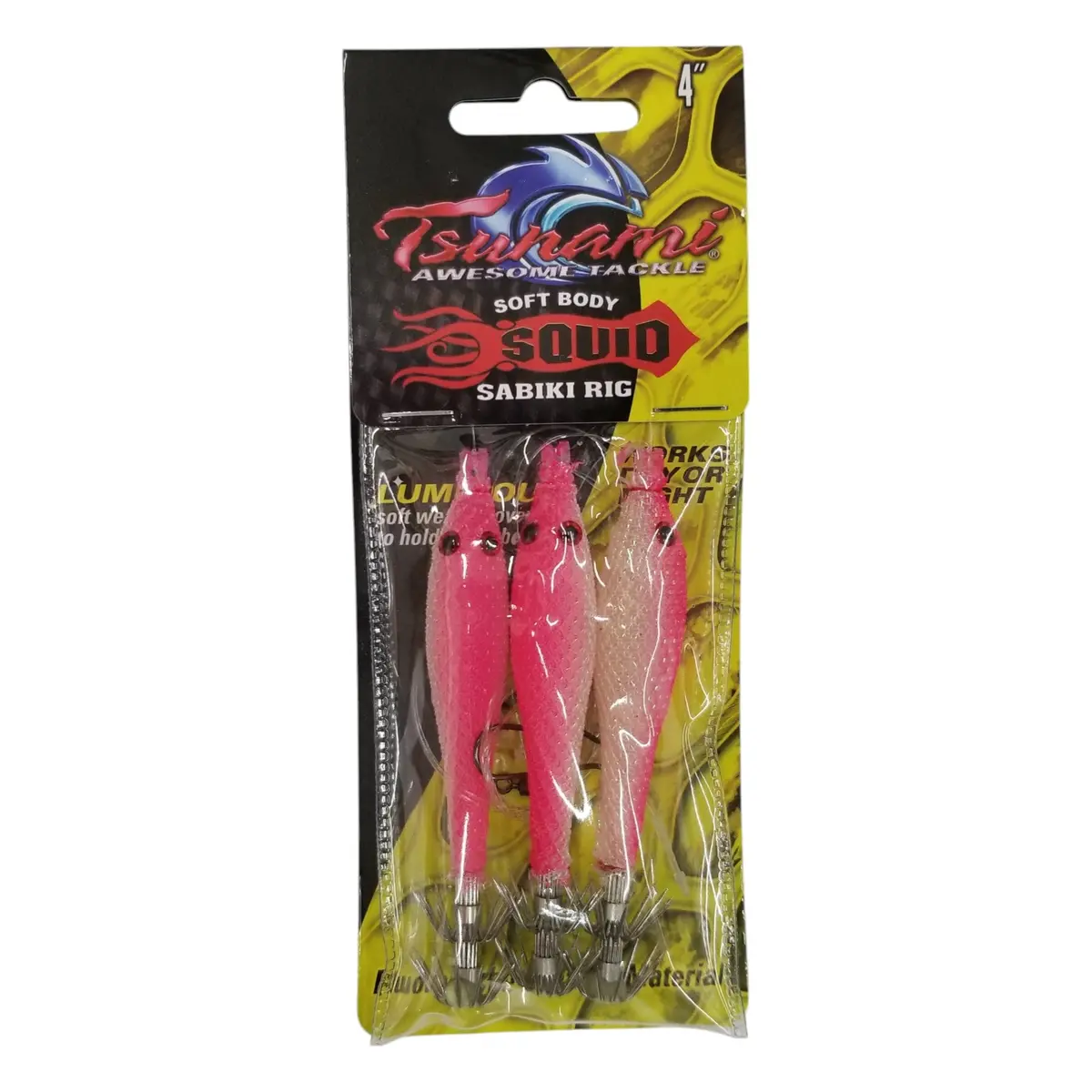 Soft Body Squid Sabiki Rig - (4 Inch) 1
