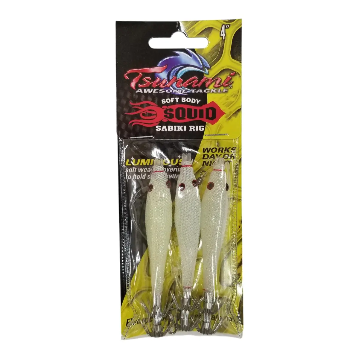 Soft Body Squid Sabiki Rig - (4 Inch) 1