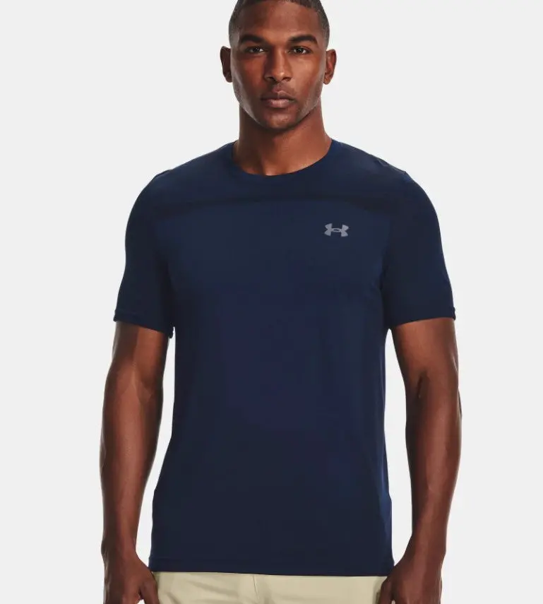 Men's Ua Seamless Short Sleeve 1