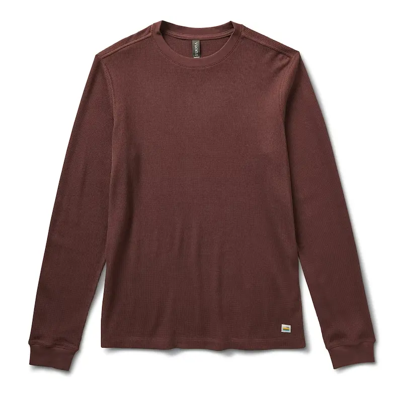 Men's Waffle Crew Long-Sleeve Shirt 1