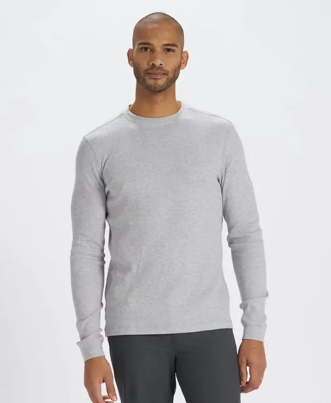 Men's Waffle Crew Long-Sleeve Shirt 2