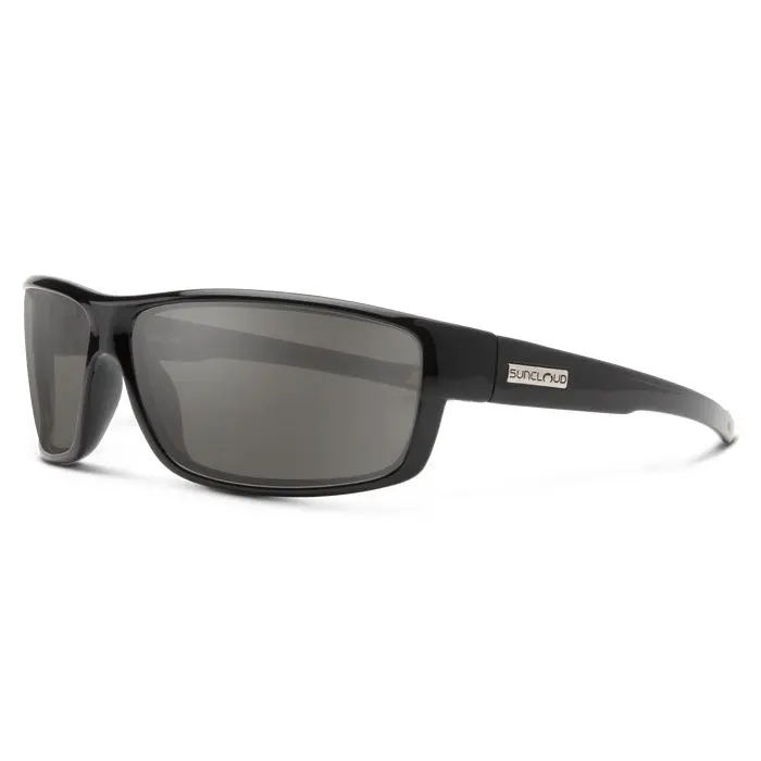 Voucher Black Frame With Grey Polarized Lens Sunglasses 1