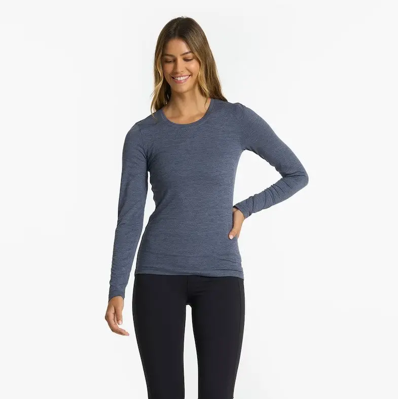 Women's Long-Sleeve Lux Crew 1