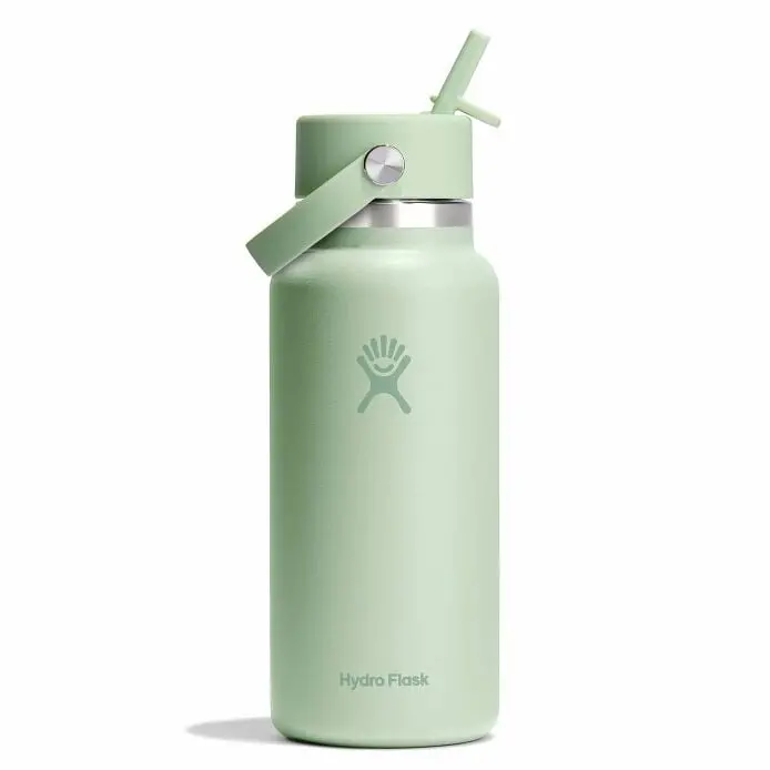 32 Oz Wide Mouth With Flex Straw Cap Bottle 1