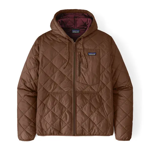 Men's Diamond Quilted Bomber Hoody 1