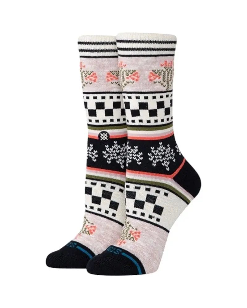 Winter Bloom Crew Sock 1