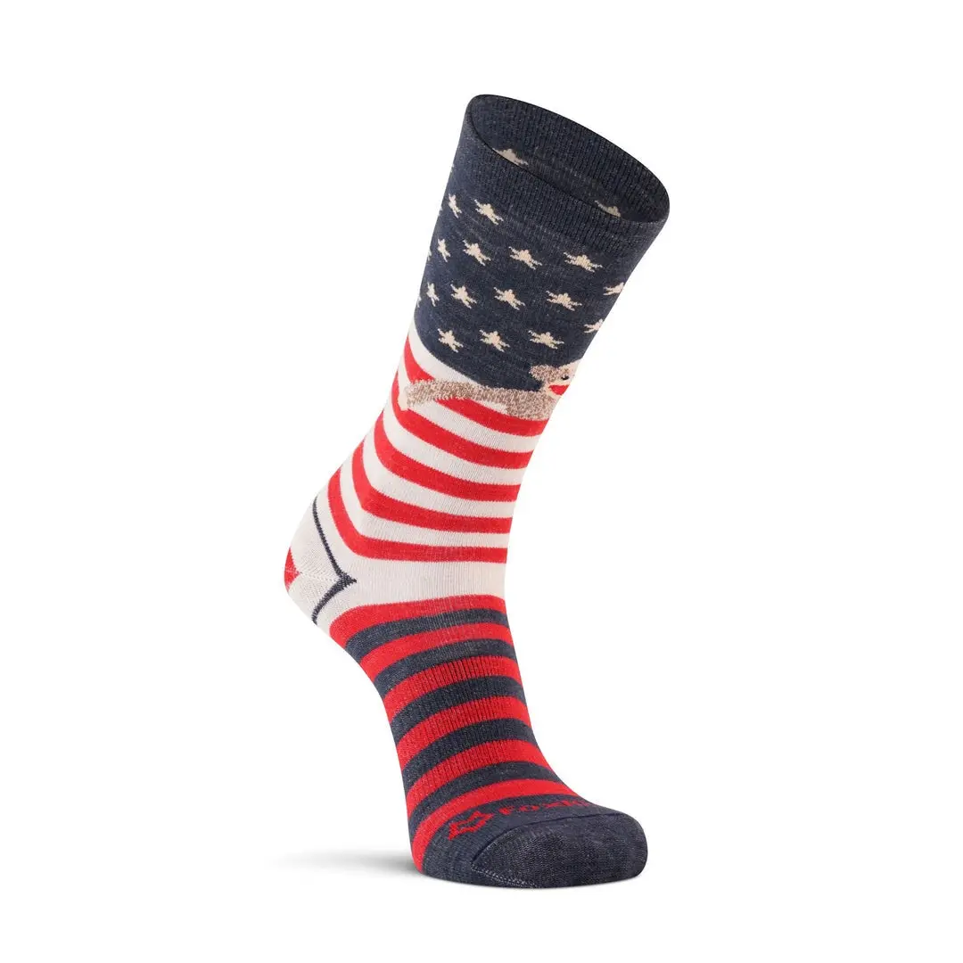 Women's Monkey Flag Ultra Light Weight Crew Socks 1