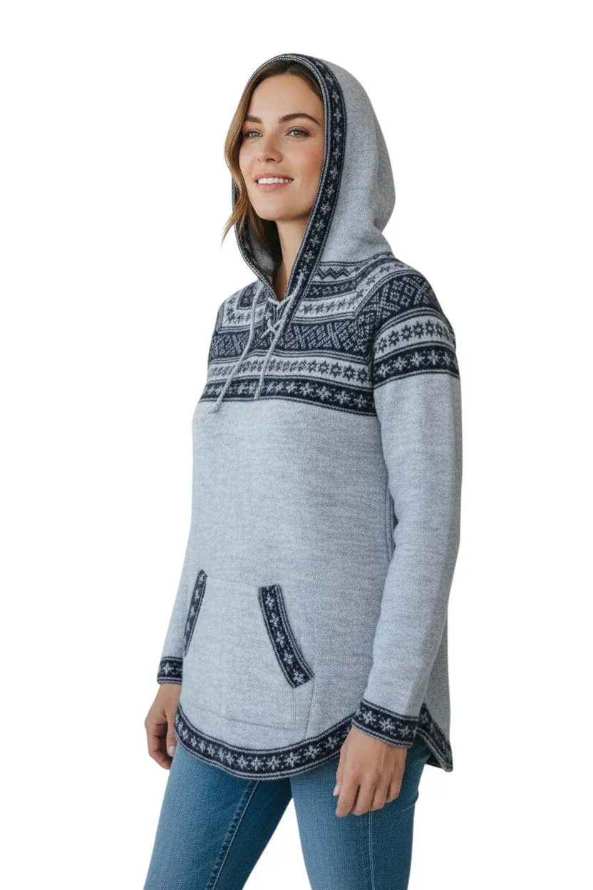 Women's Chachani Alpaca Hooded Sweater 1