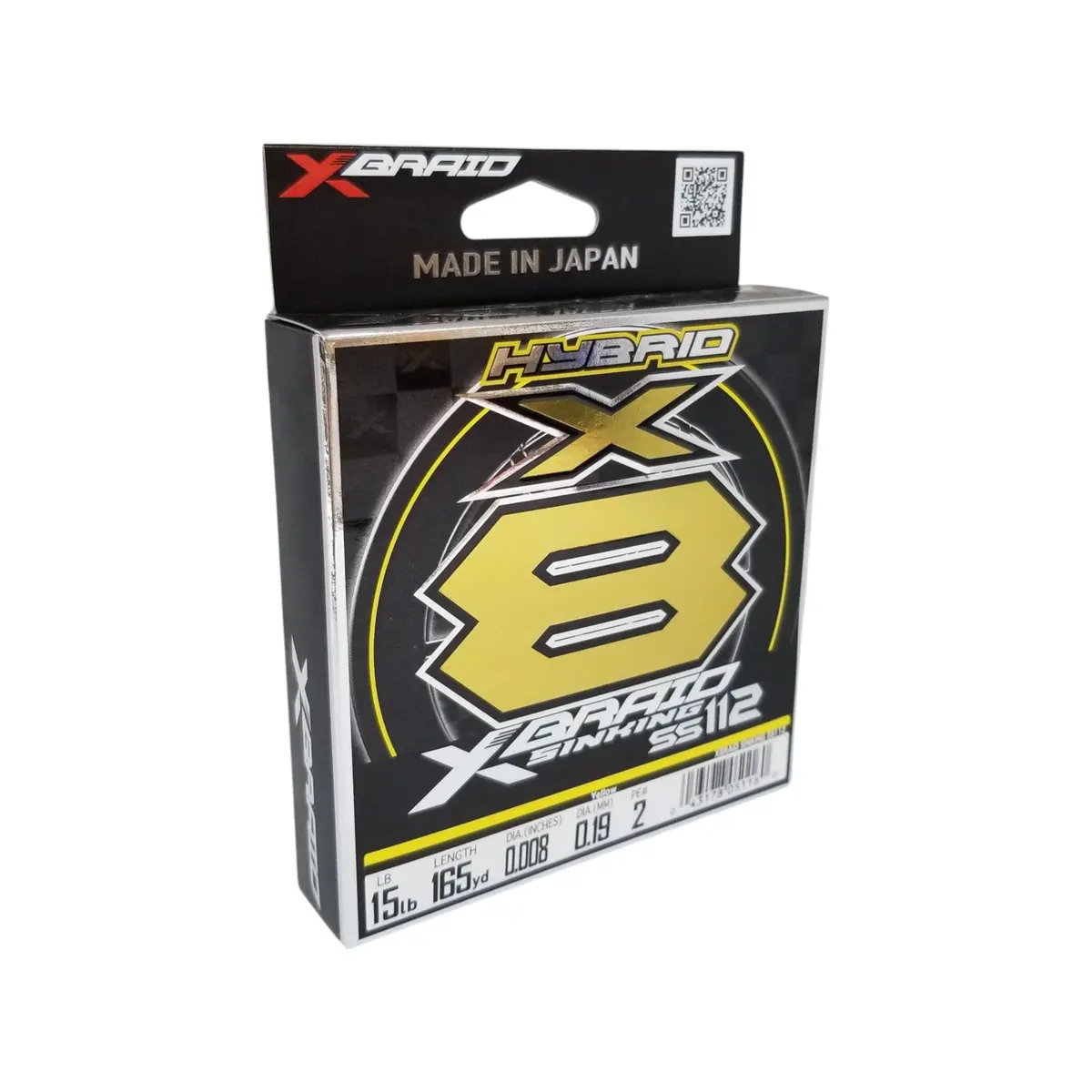 Hybrid X8 Sinking Ss112 Braided Line - (15 Lb./165 Yds.) 1