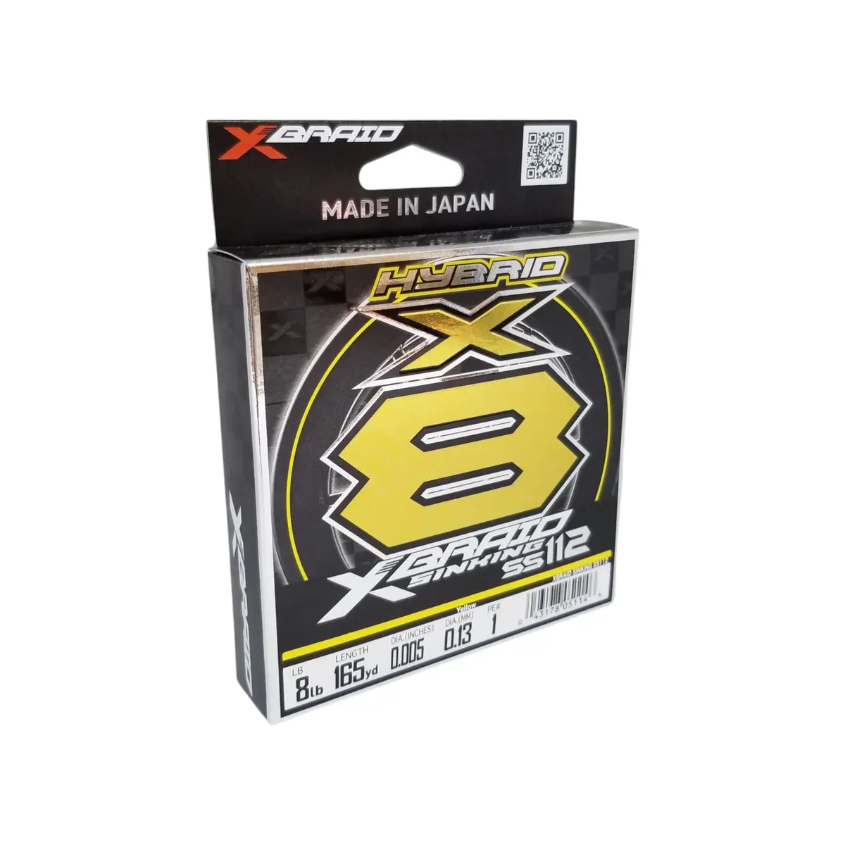 Hybrid X8 Sinking Ss112 Braided Line - (8 Lb./165 Yds.) 1