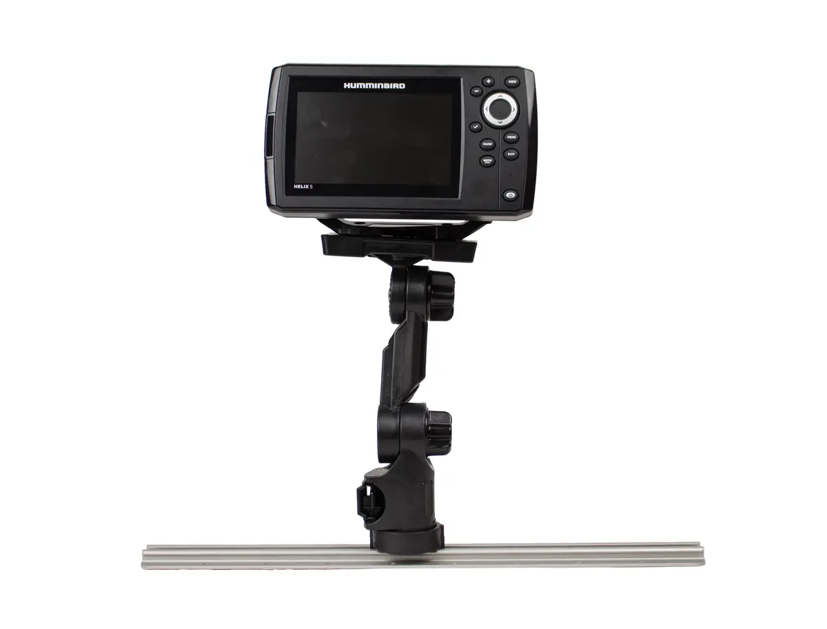 Humminbird Helix Fish Finder Mount With Track Mounted Locknload Mounting System 1