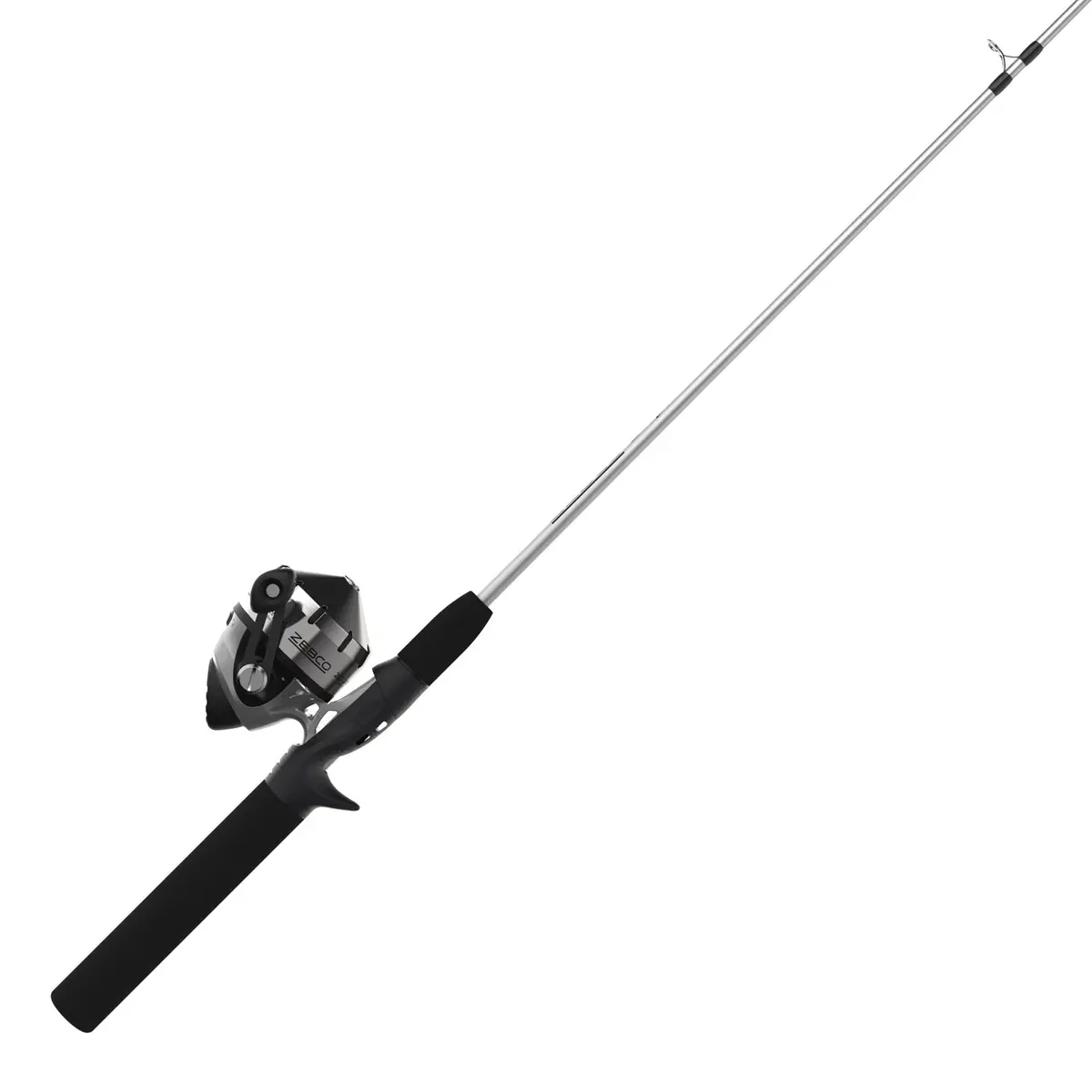 202 Zeebee 5'6" Medium Light Spincast Combo With Eagle Claw Tackle 1