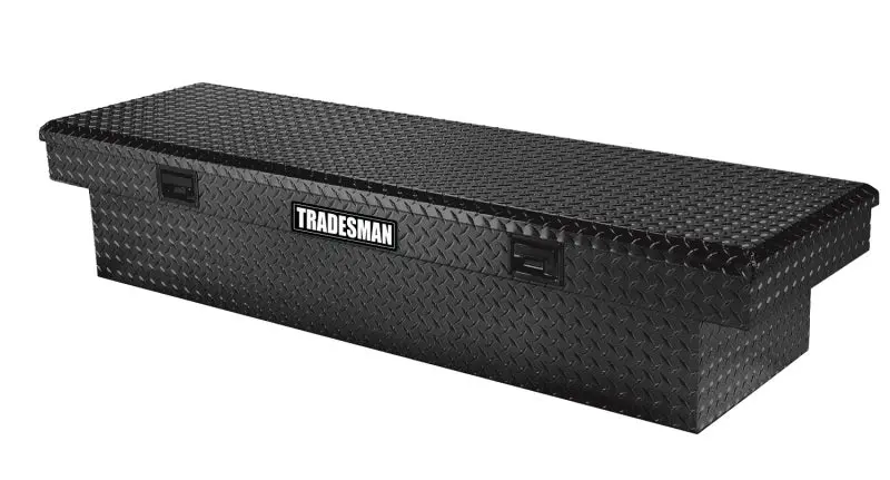 Tradesman Aluminum Cross-Bed Truck Tool Box – 70-Inch, Front-Access Design, Matte Black Finish 1