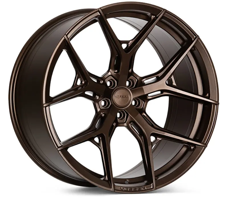 Vossen Hf-5 Satin Bronze Wheel — 20×9", 5×114.3 Bolt Pattern, 32Mm Offset, Flat Face, 60.1Mm Center Bore 1