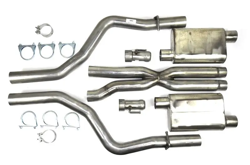 Jba 15-20 Dodge Challenger Srt8/Hellcat 6.1L/6.2L/6.4L 3In Ss Dual Exit Cat-Back Exhaust 1
