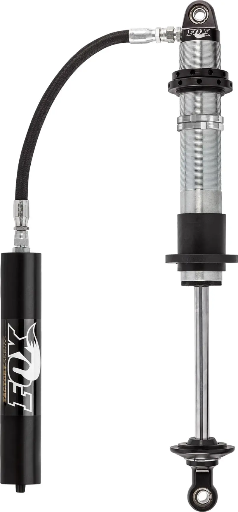 Fox 2.5 Factory Series Remote Reservoir Coilover Shock – 16In Travel, 7/8In Shaft, Custom Tuning, Black Finish 1
