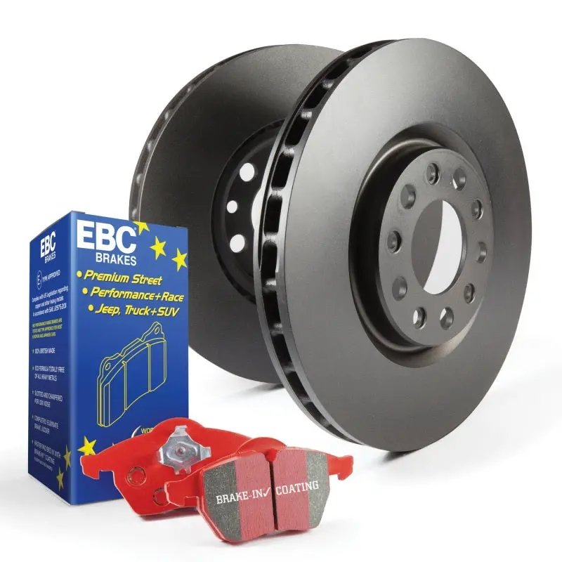 Ebc S12 Performance Brake Kit — Redstuff Pads And Rk Series Rotors 1