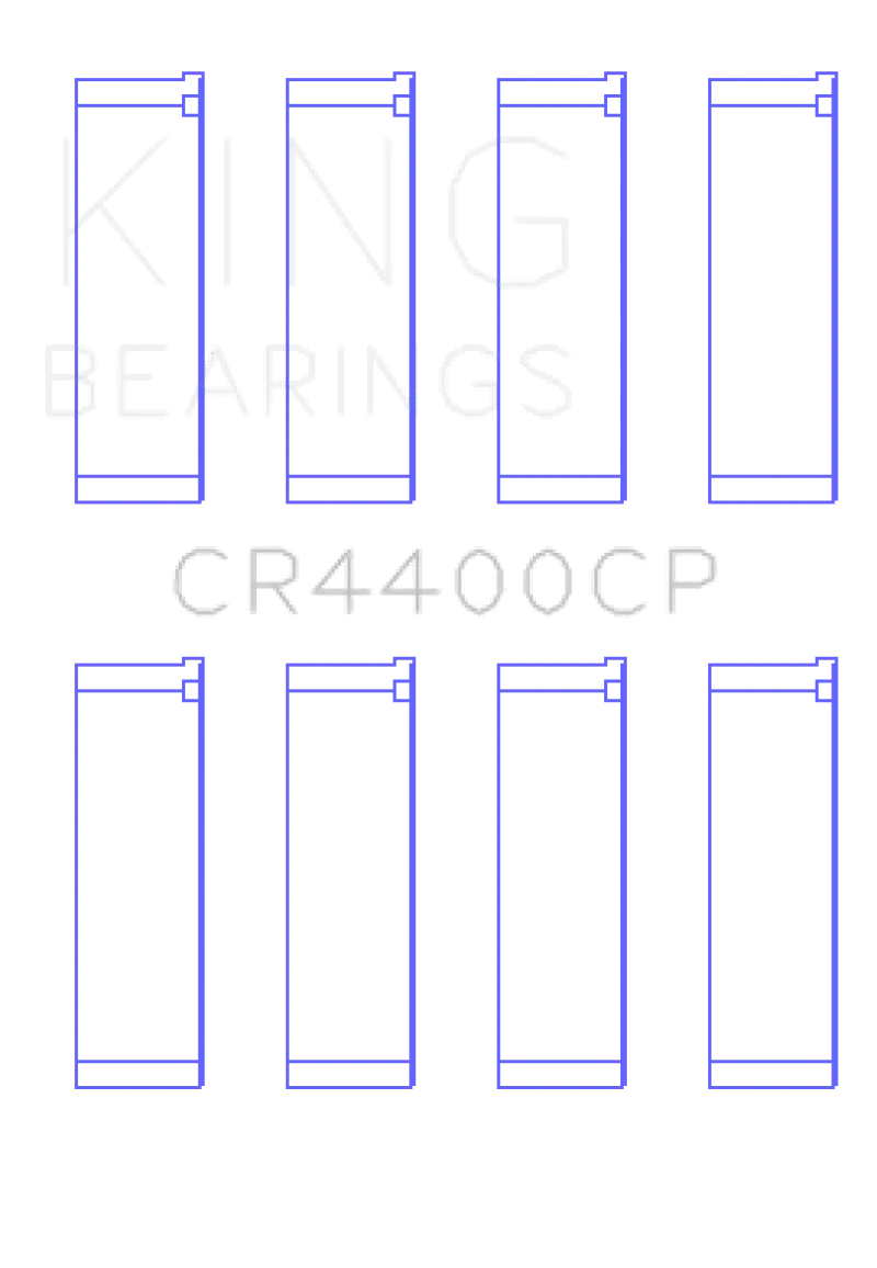 King Connecting Rod Bearing Set — Precision Fit For Honda R18A1 1.8L Sohc Engine 1