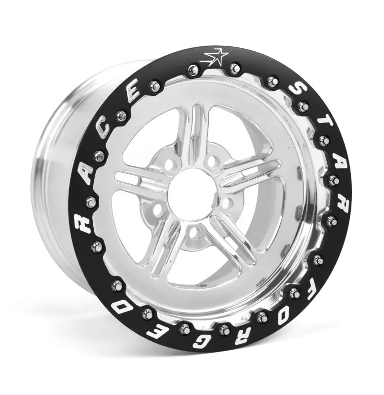 Race Star 63 Pro Forged 15X10 Sbl Sportsman 5X5.00 Bc / 3.00In. Bs Wheel - Polished 1