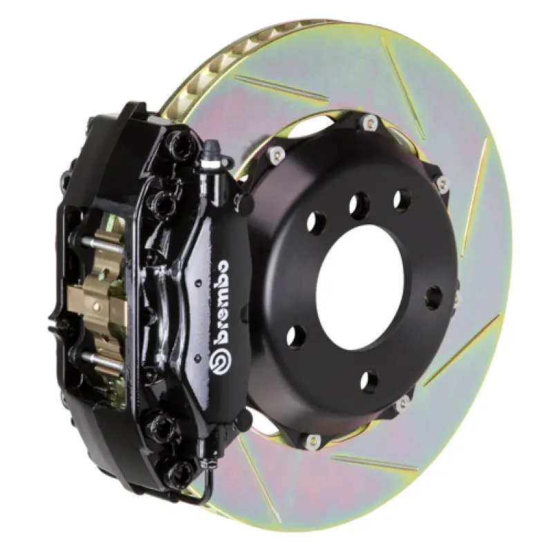 Brembo Gt Big Brake Kit: 4-Piston Calipers + 328X28Mm Slotted 2-Piece Rotors For Evo Vi–Ix (1999–2007) 1