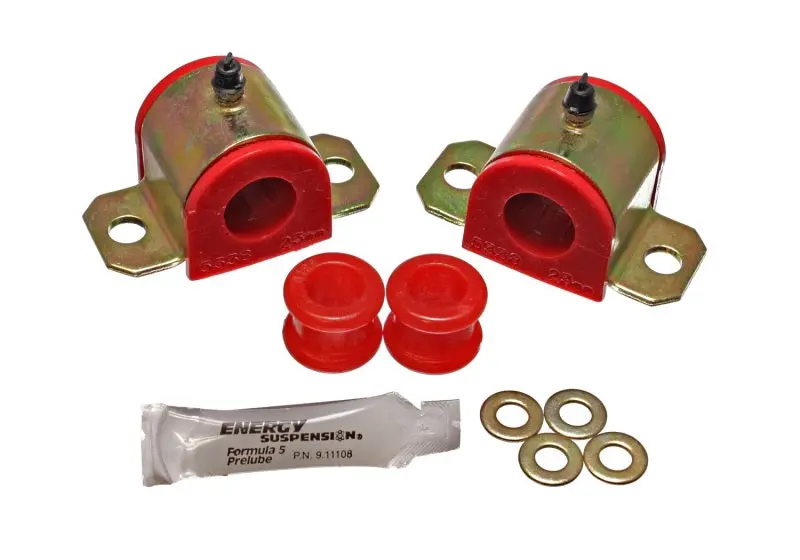 Energy Suspension 23Mm Front Sway Bar Bushing Kit – Red Polyurethane, Fits 1992–2001 Honda Prelude 1