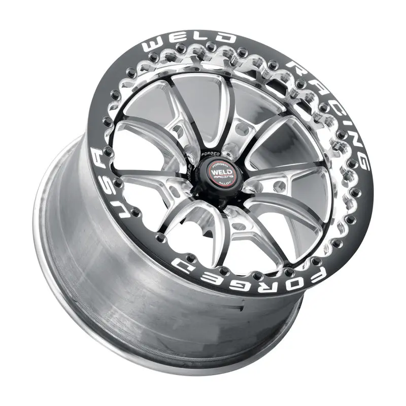 Weld S80 High-Pad Black Single Beadlock Wheel – 17X10", 5X115", 6.7" Backspace 1