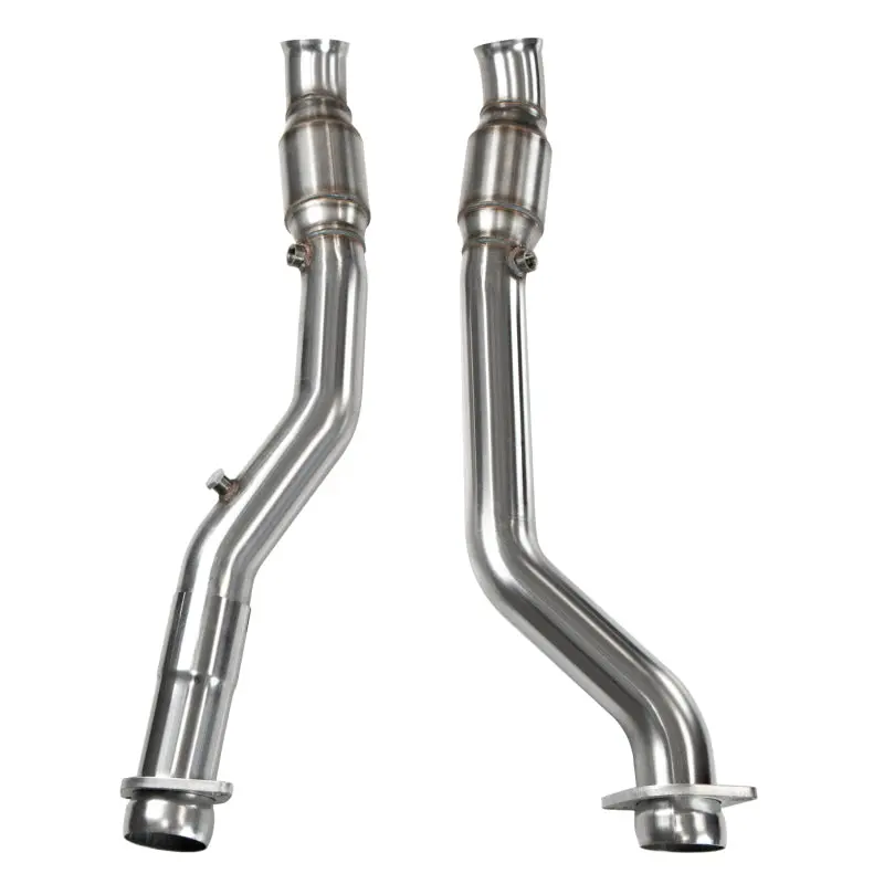 Kooks Stainless Steel Catted Connection Pipes — 3-Inch Inlet/Outlet, For 2018+ Jeep Grand Cherokee Trackhawk 6.2L 1
