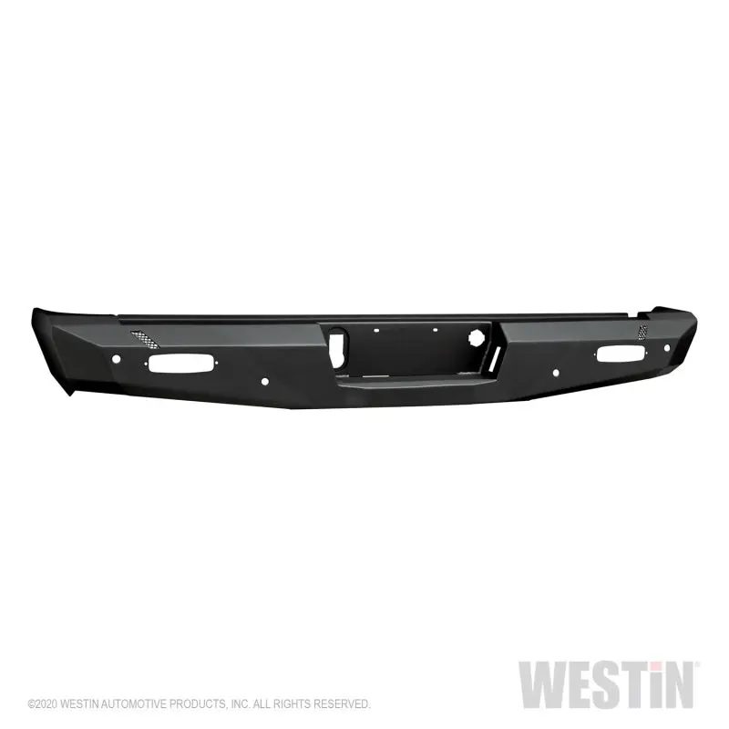 Westin Pro-Series Textured Black Rear Bumper For 2014–2018 Chevrolet Silverado 1500 1