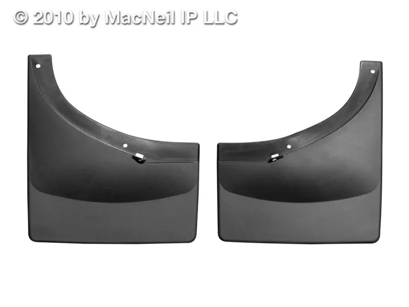 Weathertech No-Drill Mudflap Kit For 2007–2013 Gmc Sierra – Black All-Weather Protection 1