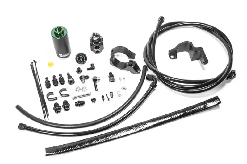 Radium Engineering Mid-Fuel Hanger Plumbing Kit For 2003–2008 Chevrolet Corvette – Stainless Steel 1