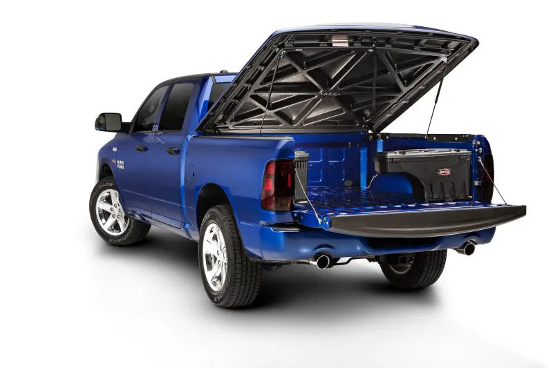 Undercover Passenger-Side Swingcase Tonneau Box For 2016–2020 Nissan Titan – Black Smooth Finish 1