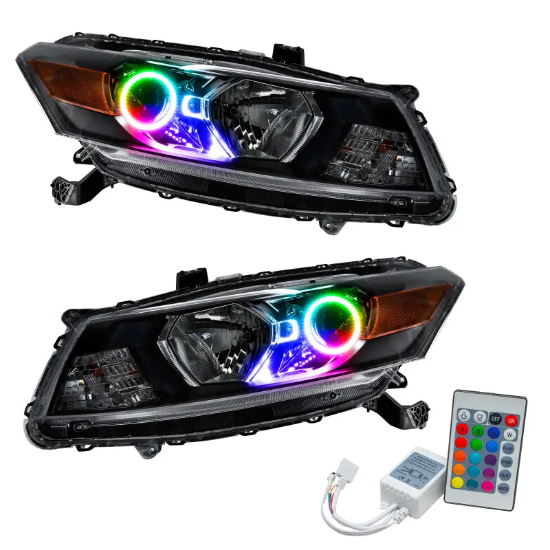 Oracle Colorshift Smd Headlight Assembly For 2008–2012 Honda Accord Coupe With Simple Controller (Warranty Included) 1