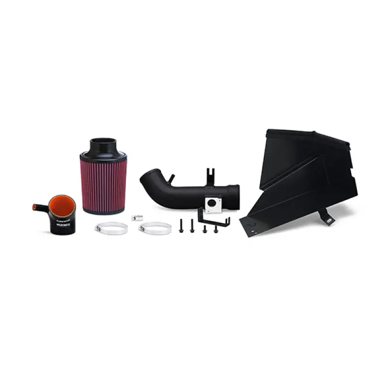 Mishimoto Performance Cold Air Intake – Includes Heat Shield, Wrinkle Black Finish For 2006–2011 Honda Civic Si 1
