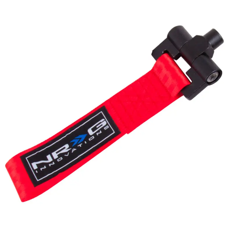 Nrg Red Bolt-In Tow Strap For Honda S2000 (2000–2008) & Fit/Jazz (2003–2007) – 5,000 Lb Capacity 1