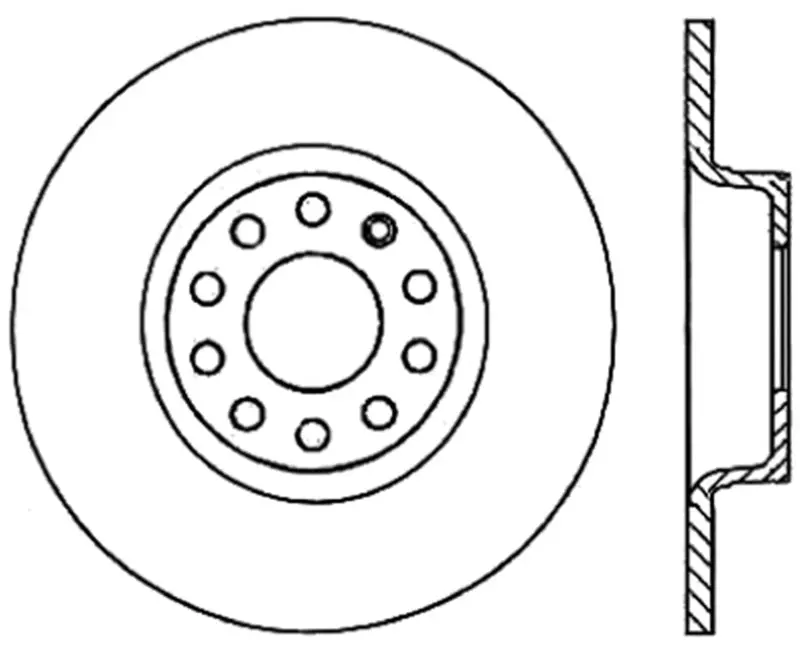 Stoptech Sport Brake Rotors – Slotted And Drilled Design For Enhanced Cooling And Bite 1