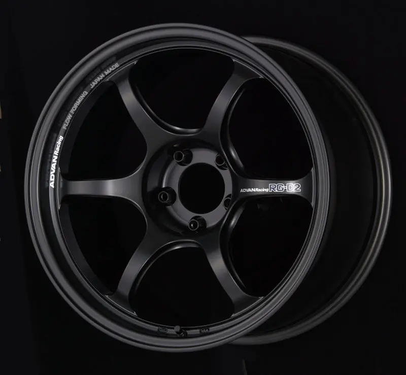 Advan Rg-D2 17X9.0 Inch Semi-Gloss Black Alloy Wheel – 5X114.3Mm Bolt Pattern, +45 Offset 1