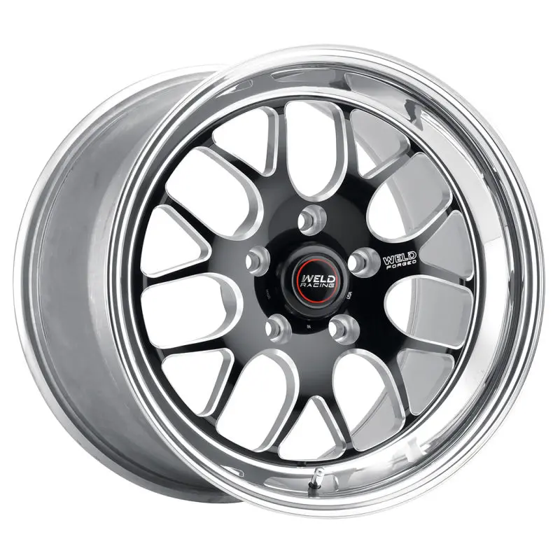 Weld S77 Low-Pad Black Alloy Wheel – 15X7.33", 5X4.5", 4.5" Backspace, Non-Beadlock 2