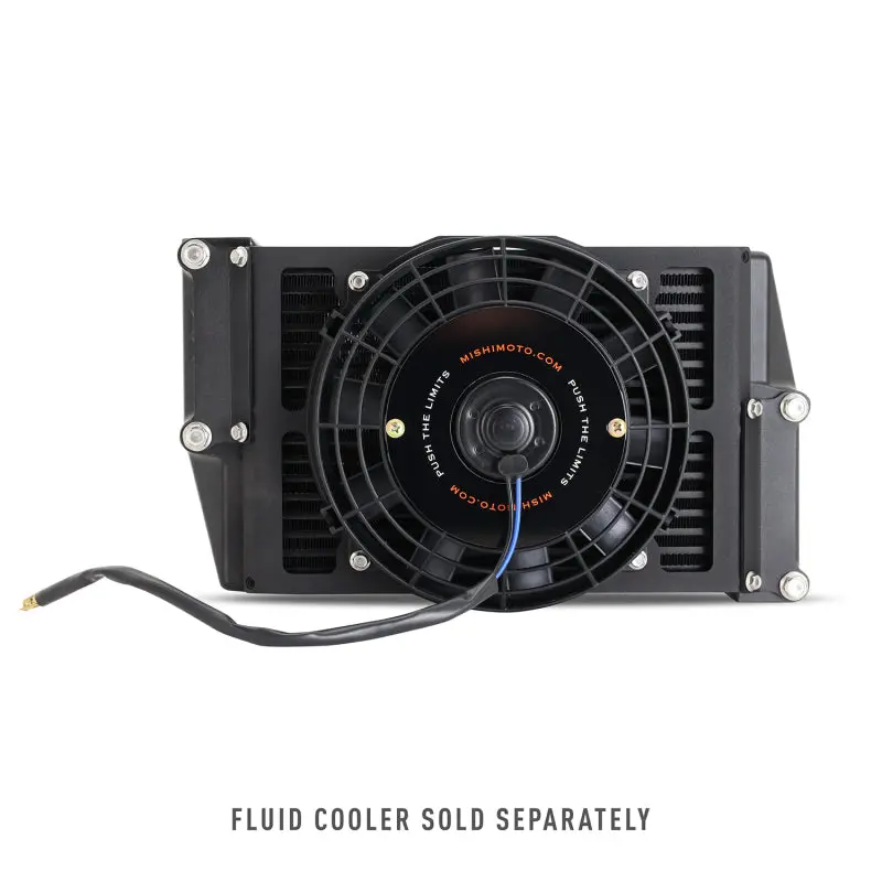 Mishimoto Universal 10" Heavy-Duty Oil Cooler Fan Shroud – Micro-Wrinkle Black Finish 2