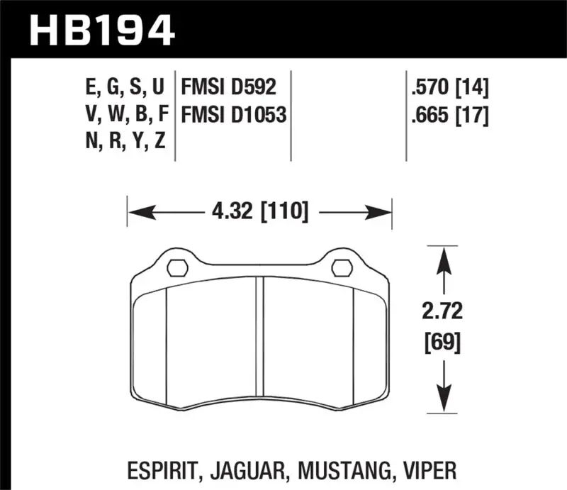 Hawk Hp+ High-Performance Street Brake Pads – Optimized For Track-Inspired Daily Driving 1