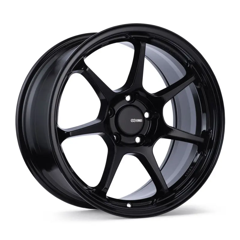 Enkei Ts-7 18X8 5X114.3 35Mm Offset 72.6Mm Bore Gloss Black Wheel 1