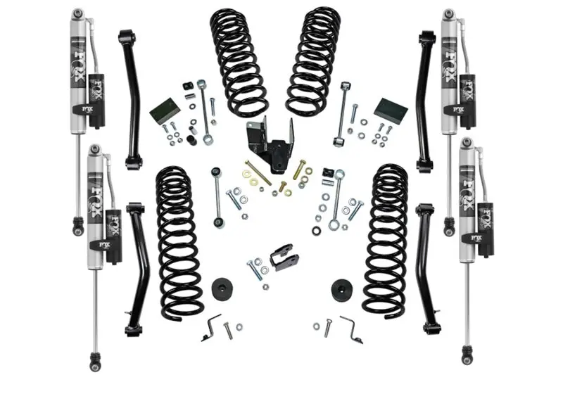 Superlift 4-Inch Dual-Rate Coil Lift Kit With Fox 2.0 Reservoir Shocks For 2018–2022 Jeep Wrangler Jl (Excludes Mojave) 1