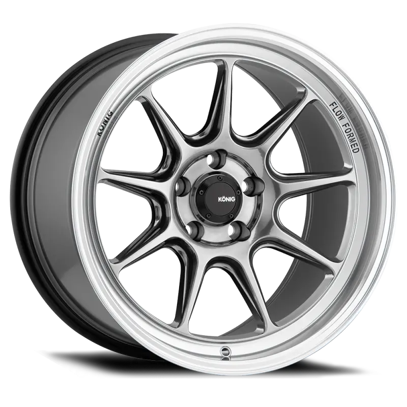 Konig Countergram Forged Alloy Wheel – 19X11 Inches, 5X112Mm, +40 Offset, Hyper Chrome With Machined Lip 1