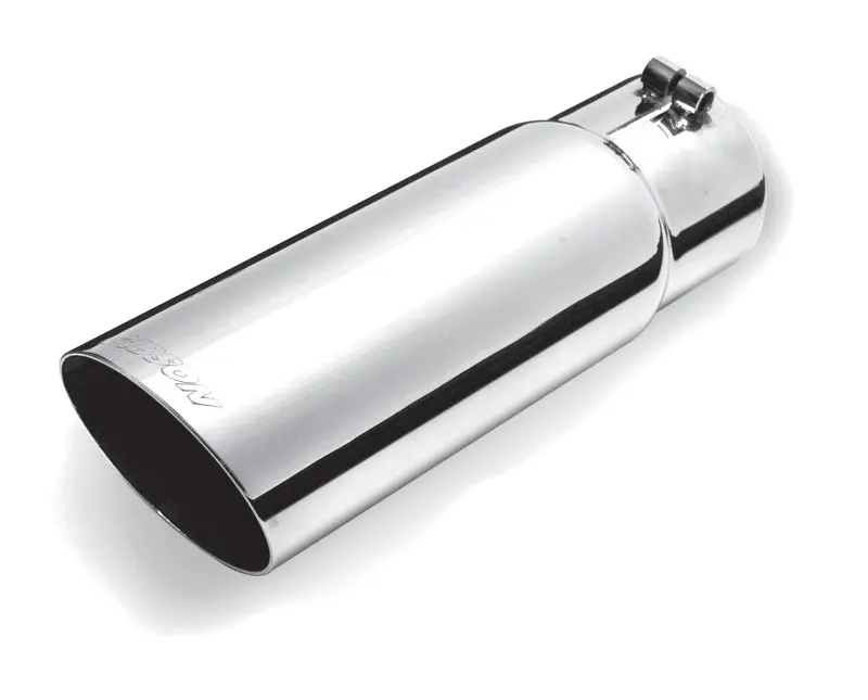 Gibson Stainless Steel Angle-Cut Exhaust Tip — 3-Inch Od, 2.25-Inch Inlet, 8-Inch Length 1