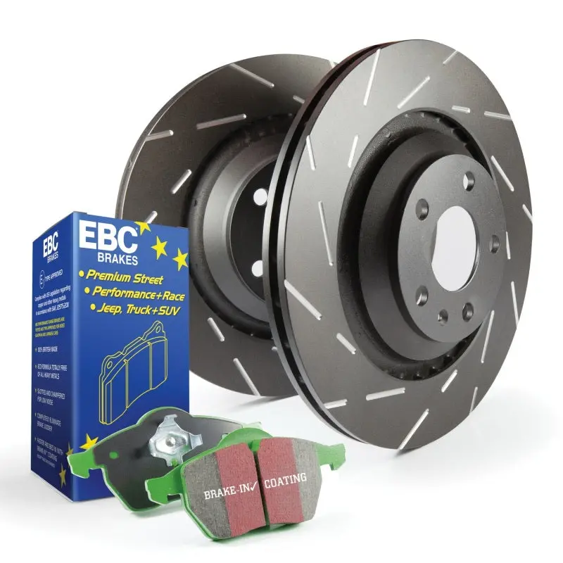 Ebc Greenstuff Street-Oriented Brake Kit – Pads And Usr Drilled & Slotted Rotors 2