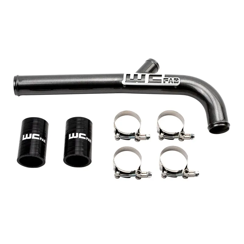 Wehrli Bronze Chrome Upper Coolant Pipe Kit For 2013–2015 Dodge Ram Cummins 6.7L With Dual Radiator 1
