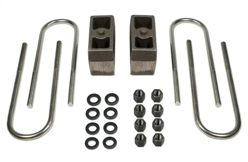 Tuff Country 4-Inch Rear Lift Block & U-Bolt Kit For 1973–1987 Chevy 3/4-Ton 4Wd Trucks 1