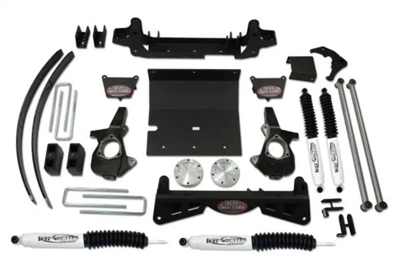 Tuff Country 6-Inch Lift Kit For 2006 Chevrolet Silverado 1500 4X4 – Includes 3-Piece Subframe Brackets (Excludes Factory Air Ride Shocks, Sx8000 Series) 1