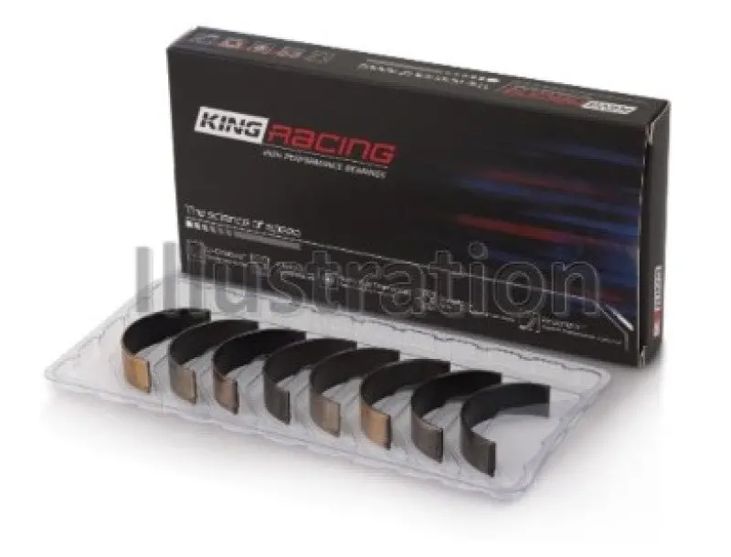King Tri-Metal Connecting Rod Bearing Set — Oversized By 0.025", Designed For Subaru Fa20 And Toyota 4U-Gse Engines 2