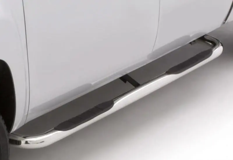 Lund Stainless Steel 3" Round Bent Nerf Bars For 2015–2018 Ford F-150 Standard Cab – Polished Finish 2